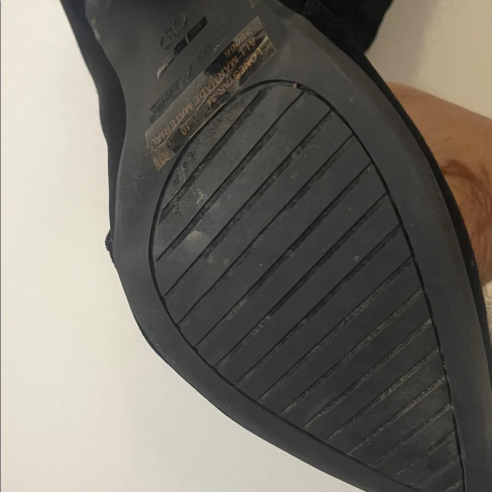 Elegant Black Knee-High Boots - Picture 8 of 8